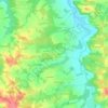 Mapa topográfico Bascous, altitude, relevo
