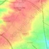 Mapa topográfico Ugena, altitude, relevo