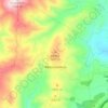 Mapa topográfico Rebordainhos, altitude, relevo