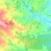 Mapa topográfico Saint-Vran, altitude, relevo