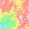 Mapa topográfico José Joaquín de Herrera, altitude, relevo