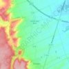 Mapa topográfico Laines-aux-Bois, altitude, relevo