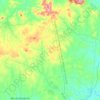 Mapa topográfico Ibitira, altitude, relevo