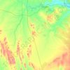 Mapa topográfico Bedengó, altitude, relevo