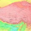 Mapa topográfico 西藏自治区, altitude, relevo
