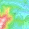 Mapa topográfico Cagnano, altitude, relevo