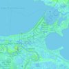 Mapa topográfico Parroquía de Orleans, altitude, relevo