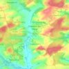 Mapa topográfico Chémery-les-Deux, altitude, relevo