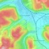 Mapa topográfico Untermaßfeld, altitude, relevo