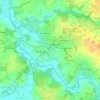 Mapa topográfico La Clisse, altitude, relevo