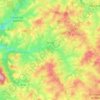 Mapa topográfico Grury, altitude, relevo