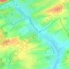 Mapa topográfico Bischholtz, altitude, relevo