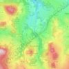 Mapa topográfico Bessamorel, altitude, relevo