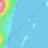 Mapa topográfico Small Isles, altitude, relevo