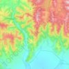 Mapa topográfico Poian, altitude, relevo