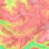 Mapa topográfico Hollenbach, altitude, relevo