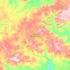 Mapa topográfico Fortaleza dos Nogueiras, altitude, relevo
