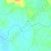 Mapa topográfico Crossboyne, altitude, relevo