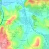 Mapa topográfico Runa, altitude, relevo