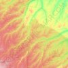 Mapa topográfico Feijó, altitude, relevo