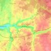 Mapa topográfico Saint-Hilaire-les-Andrésis, altitude, relevo