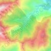 Mapa topográfico Santa-Reparata-di-Moriani, altitude, relevo