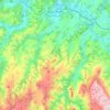 Mapa topográfico Grau/Grado, altitude, relevo