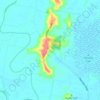 Mapa topográfico Tuckurimba, altitude, relevo