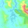 Mapa topográfico Clarrie Hall Dam, altitude, relevo