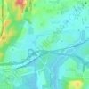 Mapa topográfico Taman Ekspo Pertanian Malaysia, altitude, relevo