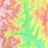 Mapa topográfico Chinchipe, altitude, relevo