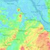 Mapa topográfico Oste, altitude, relevo
