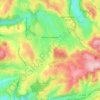 Mapa topográfico Roche-la-Molière, altitude, relevo