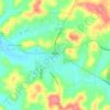 Mapa topográfico Paoli, altitude, relevo