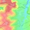 Mapa topográfico Erching, altitude, relevo