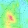 Mapa topográfico South Tamworth, altitude, relevo