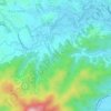 Mapa topográfico Velha, altitude, relevo