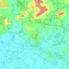 Mapa topográfico Mazé-Milon, altitude, relevo