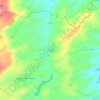 Mapa topográfico Onjon, altitude, relevo