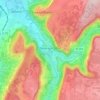 Mapa topográfico Nevy-sur-Seille, altitude, relevo
