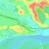 Mapa topográfico Vila Ipanema, altitude, relevo