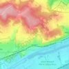 Mapa topográfico Juziers, altitude, relevo