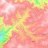 Mapa topográfico Agallpampa, altitude, relevo