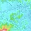 Mapa topográfico Três Rios do Sul, altitude, relevo