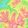 Mapa topográfico Bramans, altitude, relevo