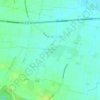 Mapa topográfico Bouzonville-aux-Bois, altitude, relevo