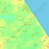 Mapa topográfico Aldbrough, altitude, relevo