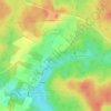 Mapa topográfico La Loge-aux-Chèvres, altitude, relevo