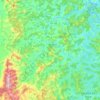 Mapa topográfico Sobreiro, altitude, relevo