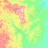 Mapa topográfico Serra Nova Dourada, altitude, relevo
